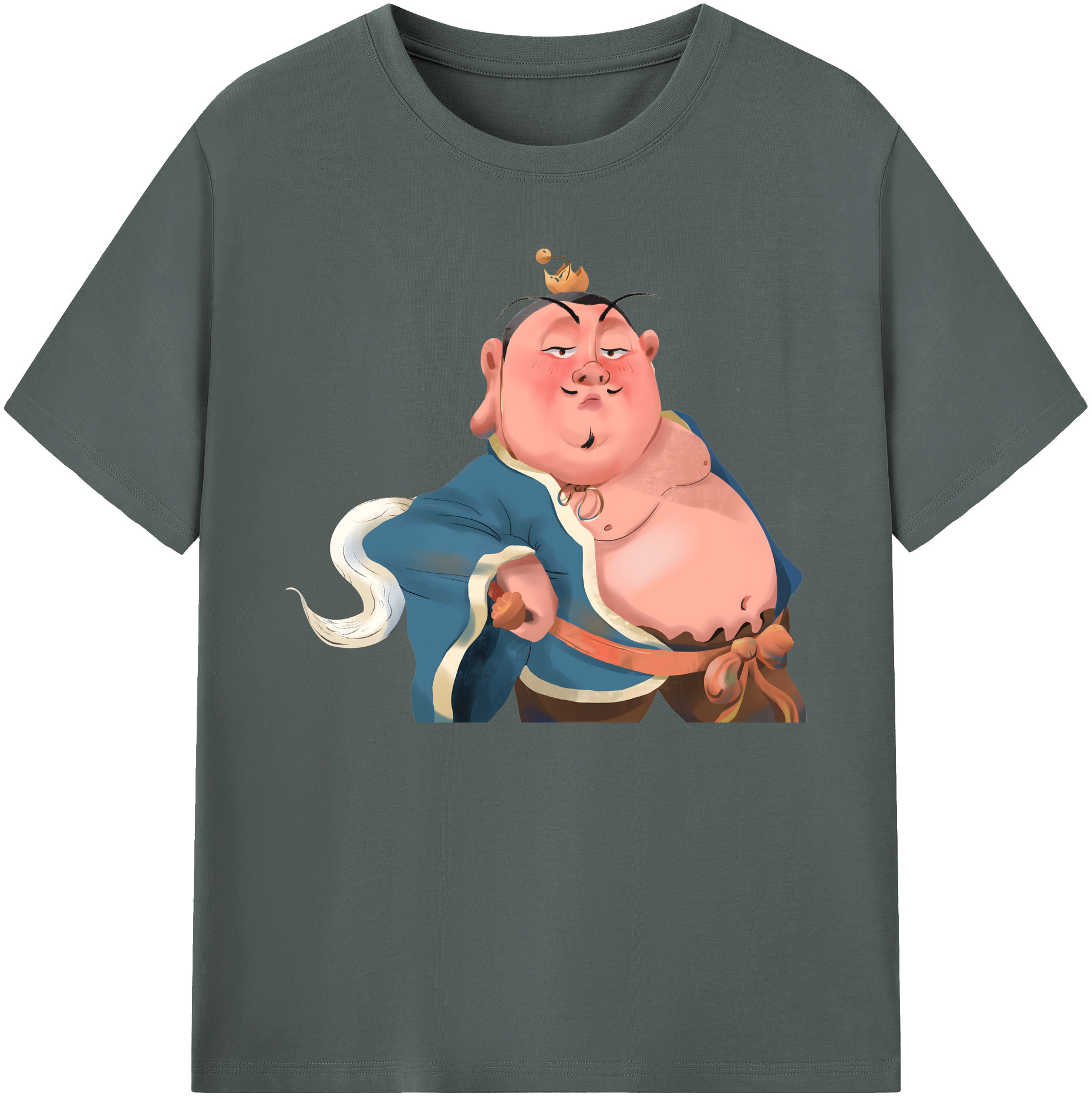 （画像用） Ne Zha 2 ナタ 魔童の大暴れ 綿100％ メンズ半袖Tシャツ｜肌触りやわらか＆通気性